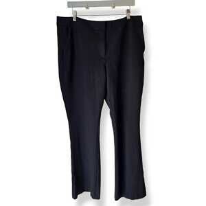 Boden Womens Black Wide Leg Pants Size 16 18 L Comfy Office Capsule Staple Plus